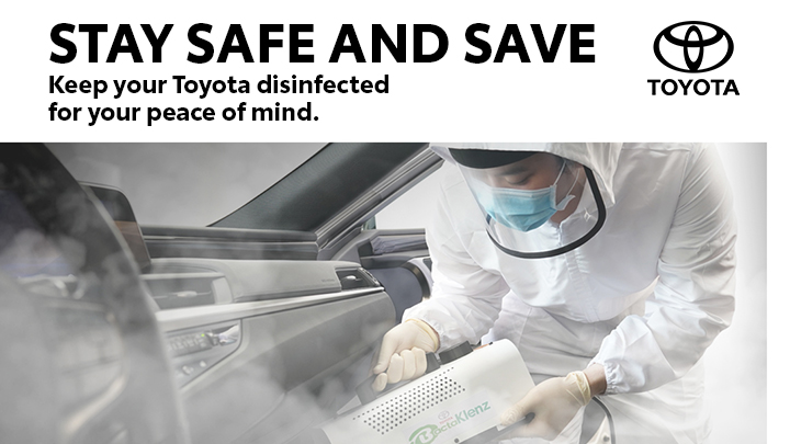 Toyota offers 20% savings on Sanitation Products and Services this May
