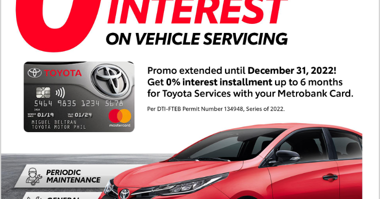 0% Interest Installment Promo 2022 | Toyota Motor Philippines